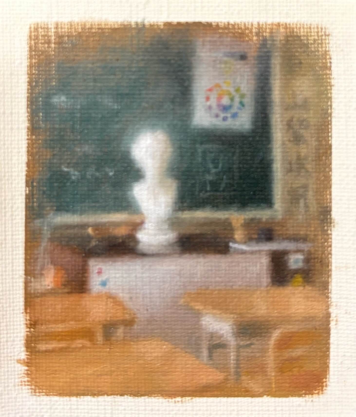 芸術室の風景 / 2025 / oil on canvas