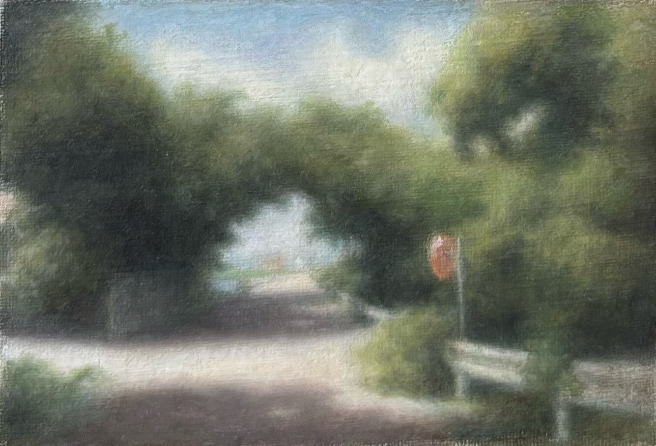 夏の風景 / One summer scene / 2026 / キャンバスに油彩 / 10.0×15.0cm